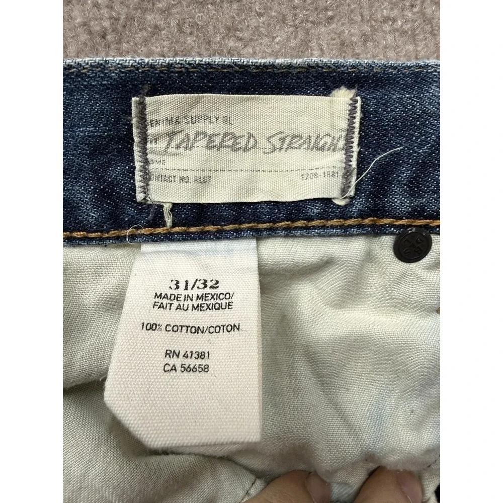 Denim & Supply Ralph Lauren Jeans 31x32 USA Flag Eagle Distressed Slim Vintage - Picture 7 of 16